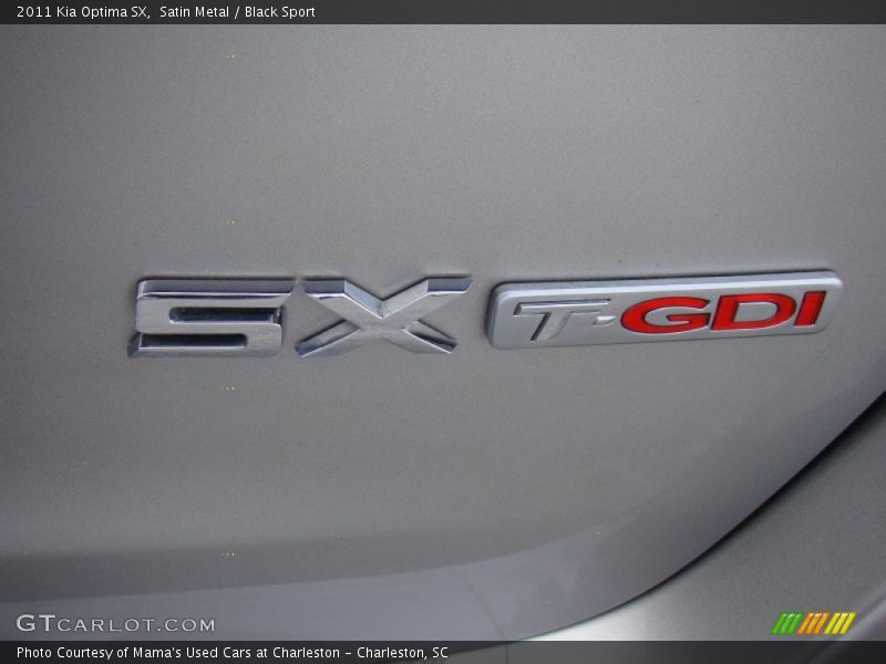 Satin Metal / Black Sport 2011 Kia Optima SX