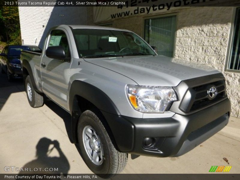 Silver Streak Mica / Graphite 2013 Toyota Tacoma Regular Cab 4x4