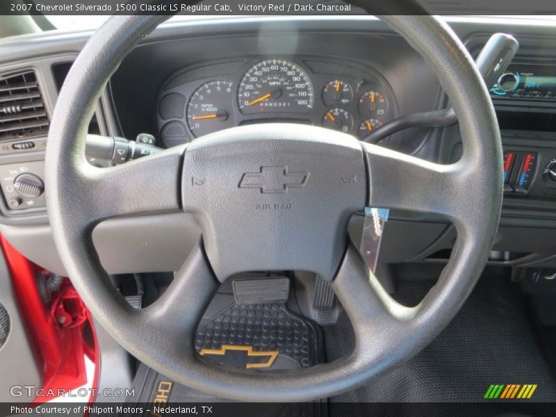 Victory Red / Dark Charcoal 2007 Chevrolet Silverado 1500 Classic LS Regular Cab