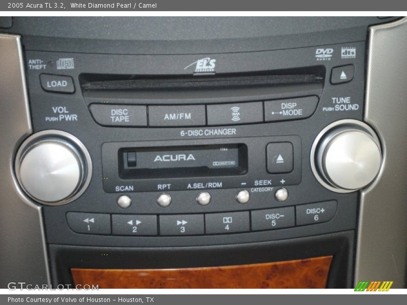 White Diamond Pearl / Camel 2005 Acura TL 3.2