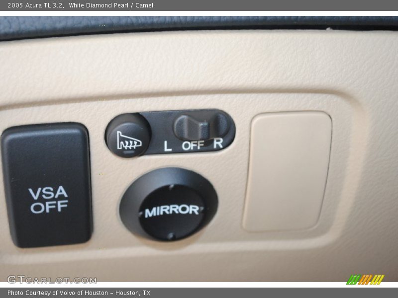 White Diamond Pearl / Camel 2005 Acura TL 3.2