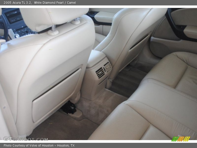 White Diamond Pearl / Camel 2005 Acura TL 3.2