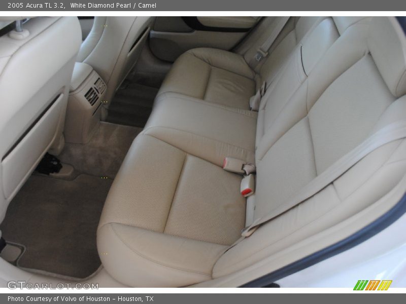White Diamond Pearl / Camel 2005 Acura TL 3.2