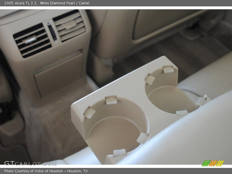 White Diamond Pearl / Camel 2005 Acura TL 3.2