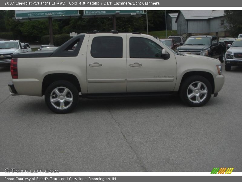 Gold Mist Metallic / Dark Cashmere/Light Cashmere 2007 Chevrolet Avalanche LT 4WD