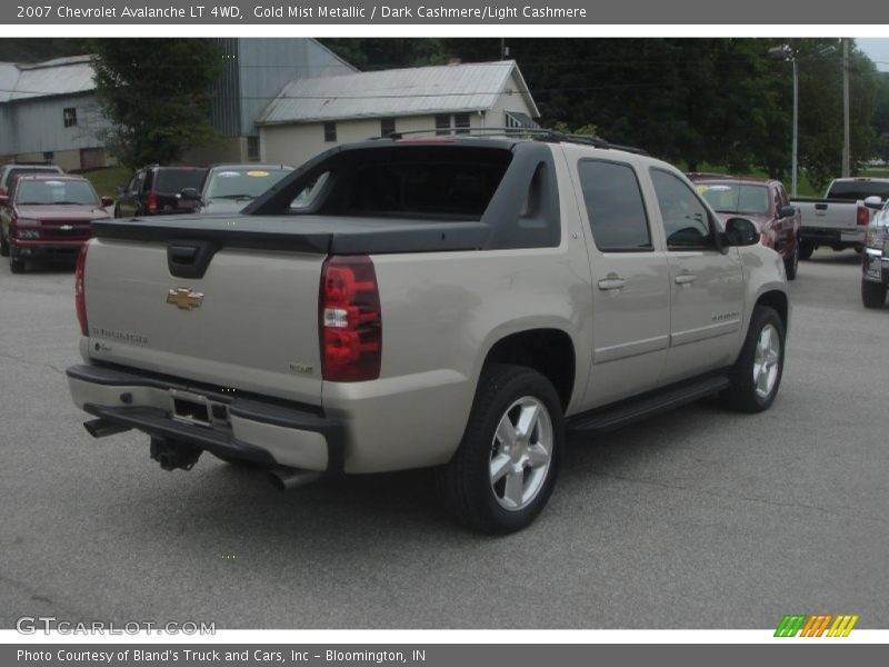 Gold Mist Metallic / Dark Cashmere/Light Cashmere 2007 Chevrolet Avalanche LT 4WD