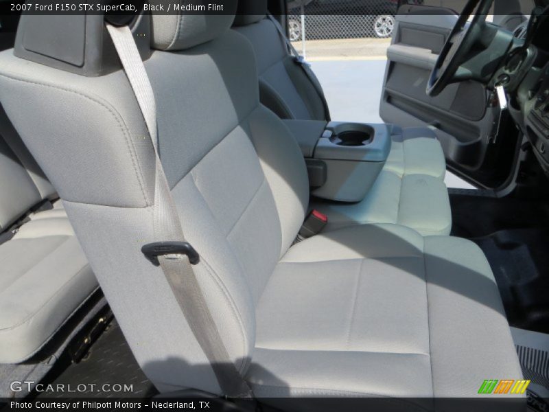 Black / Medium Flint 2007 Ford F150 STX SuperCab