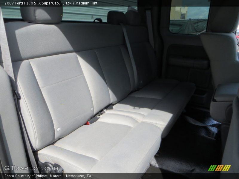 Black / Medium Flint 2007 Ford F150 STX SuperCab