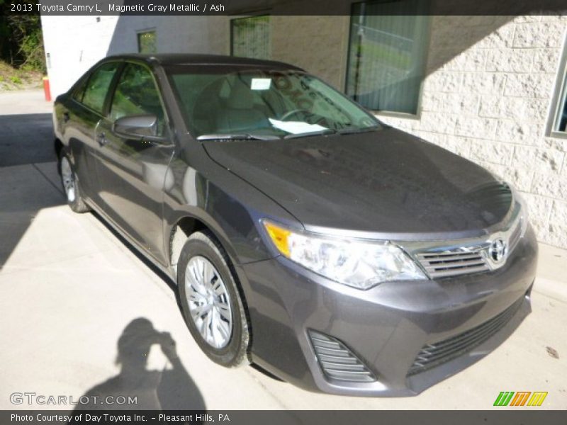 Magnetic Gray Metallic / Ash 2013 Toyota Camry L