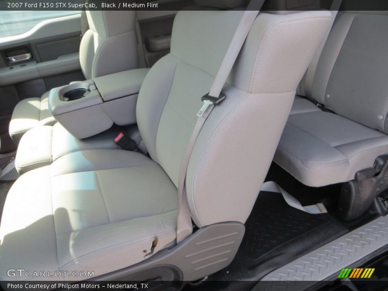 Black / Medium Flint 2007 Ford F150 STX SuperCab