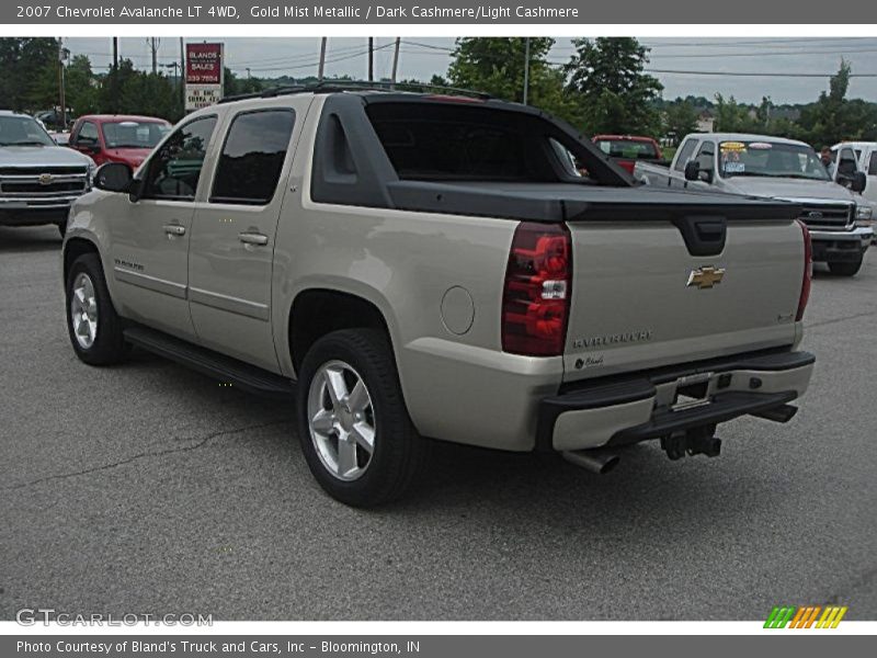 Gold Mist Metallic / Dark Cashmere/Light Cashmere 2007 Chevrolet Avalanche LT 4WD