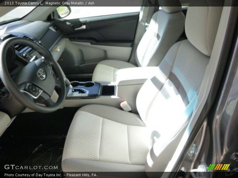 Magnetic Gray Metallic / Ash 2013 Toyota Camry L