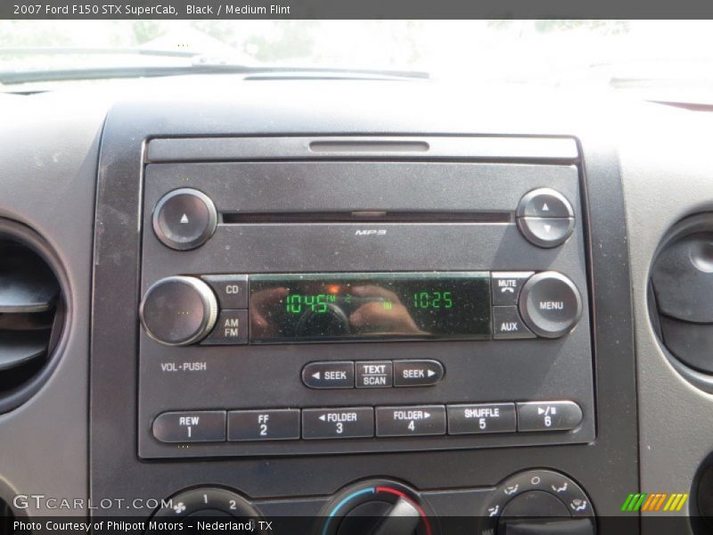 Black / Medium Flint 2007 Ford F150 STX SuperCab