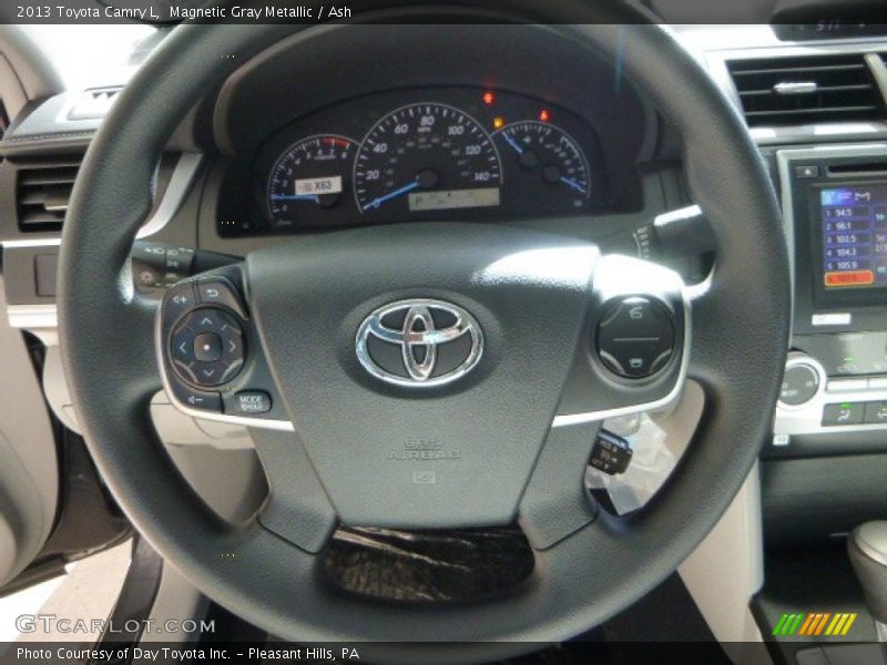 Magnetic Gray Metallic / Ash 2013 Toyota Camry L