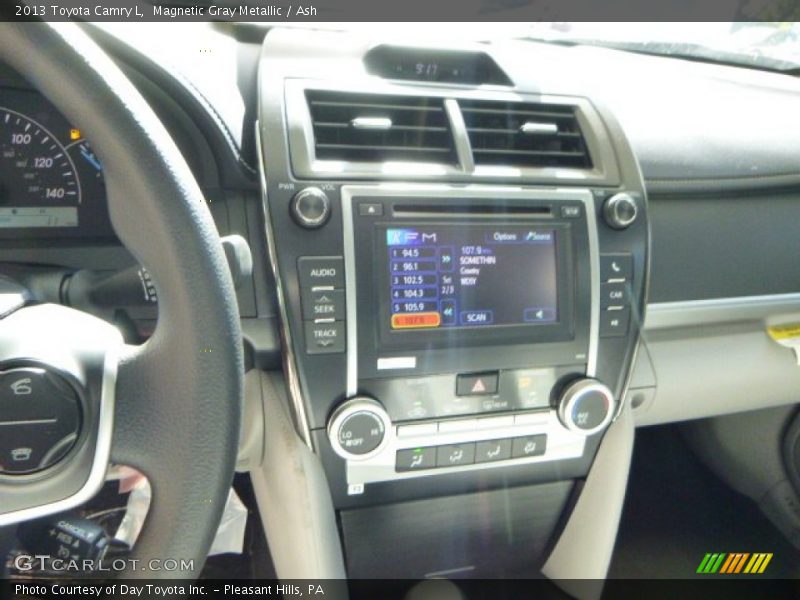 Magnetic Gray Metallic / Ash 2013 Toyota Camry L