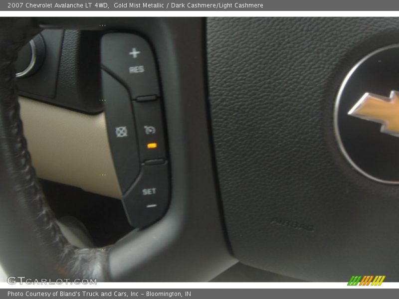 Gold Mist Metallic / Dark Cashmere/Light Cashmere 2007 Chevrolet Avalanche LT 4WD