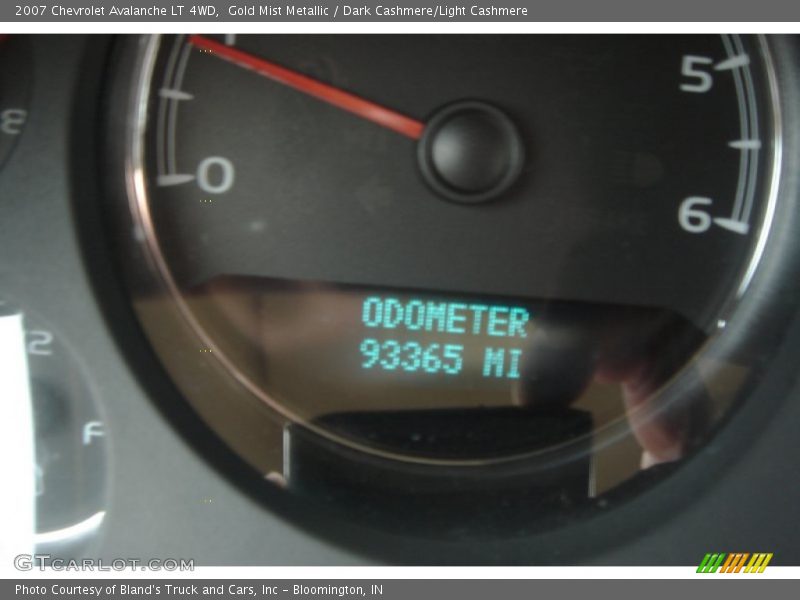 Gold Mist Metallic / Dark Cashmere/Light Cashmere 2007 Chevrolet Avalanche LT 4WD