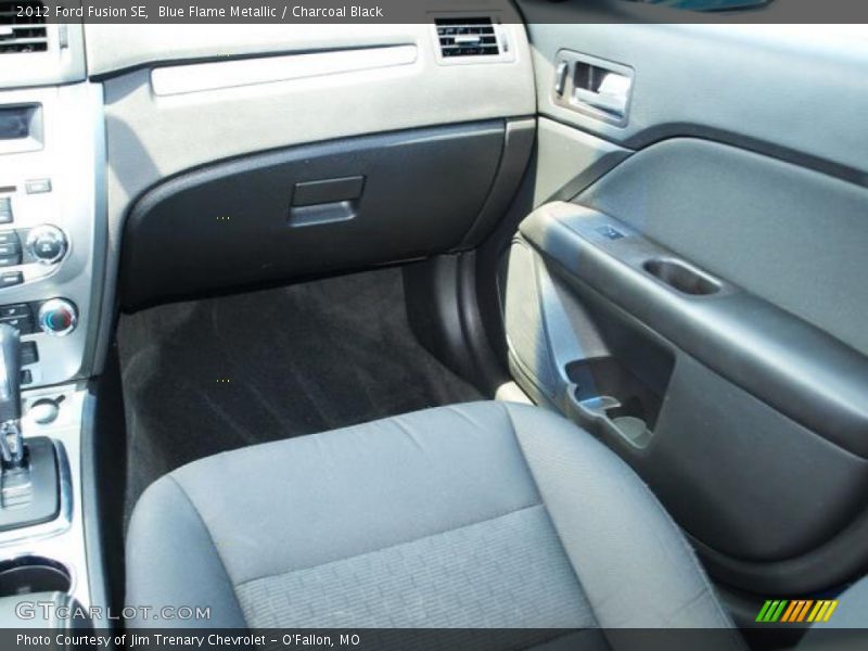 Blue Flame Metallic / Charcoal Black 2012 Ford Fusion SE