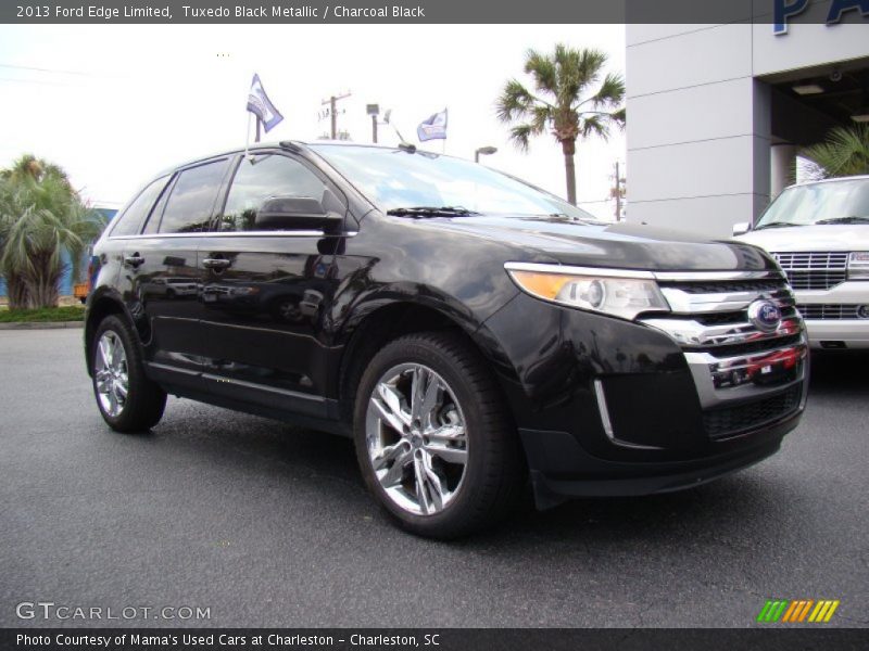 Tuxedo Black Metallic / Charcoal Black 2013 Ford Edge Limited