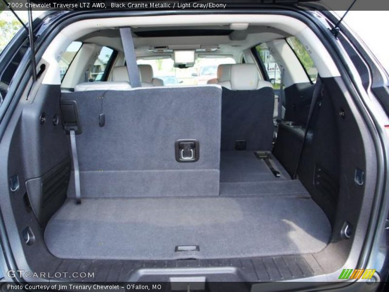 Black Granite Metallic / Light Gray/Ebony 2009 Chevrolet Traverse LTZ AWD
