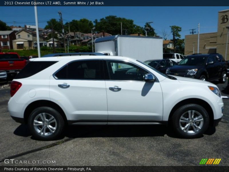 Summit White / Jet Black 2013 Chevrolet Equinox LTZ AWD
