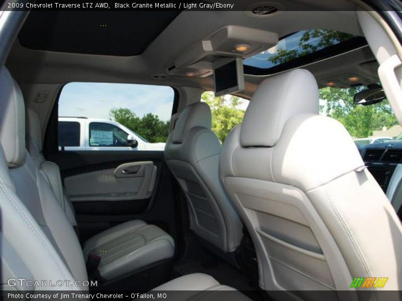 Black Granite Metallic / Light Gray/Ebony 2009 Chevrolet Traverse LTZ AWD