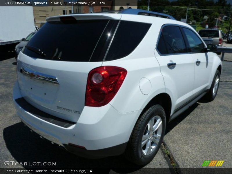 Summit White / Jet Black 2013 Chevrolet Equinox LTZ AWD