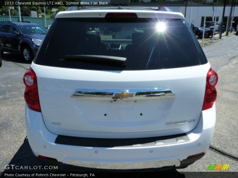 Summit White / Jet Black 2013 Chevrolet Equinox LTZ AWD
