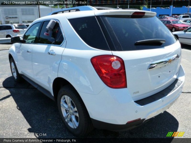 Summit White / Jet Black 2013 Chevrolet Equinox LTZ AWD