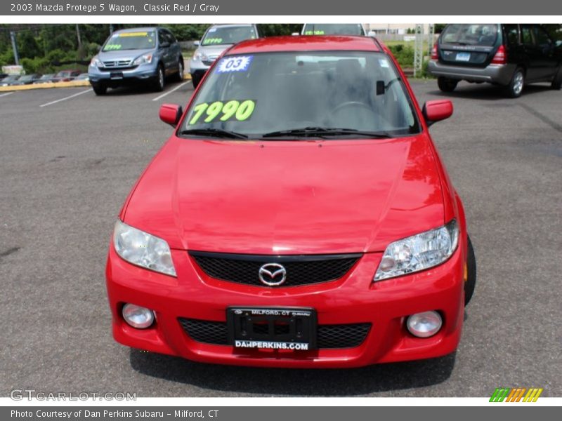 Classic Red / Gray 2003 Mazda Protege 5 Wagon