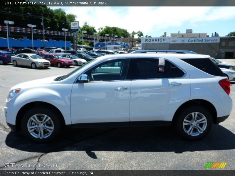 Summit White / Jet Black 2013 Chevrolet Equinox LTZ AWD