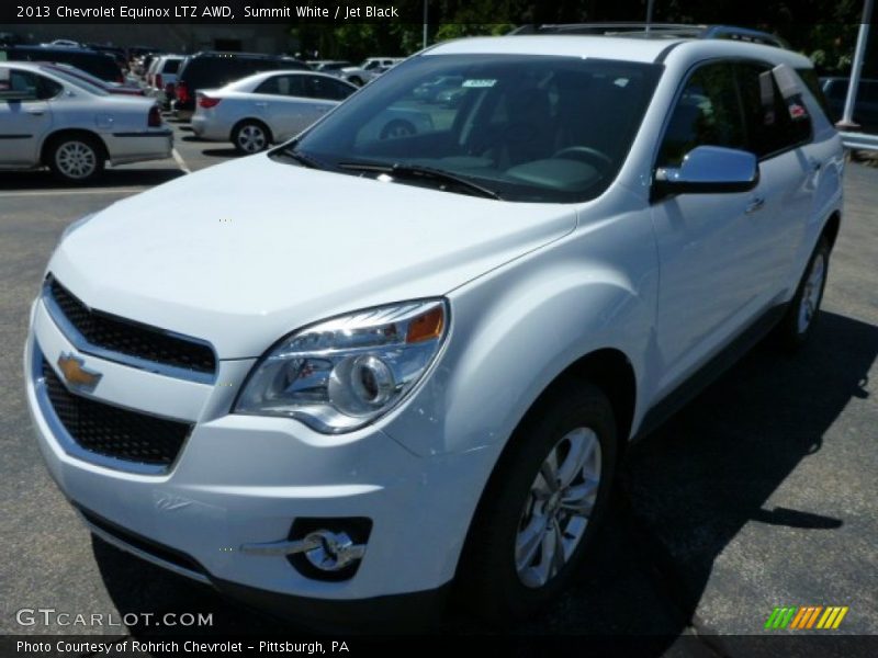 Summit White / Jet Black 2013 Chevrolet Equinox LTZ AWD