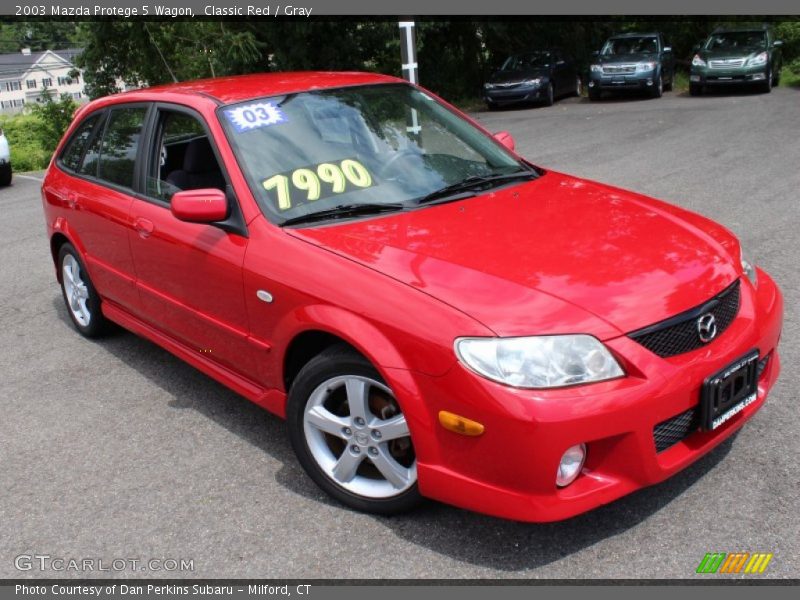 Classic Red / Gray 2003 Mazda Protege 5 Wagon