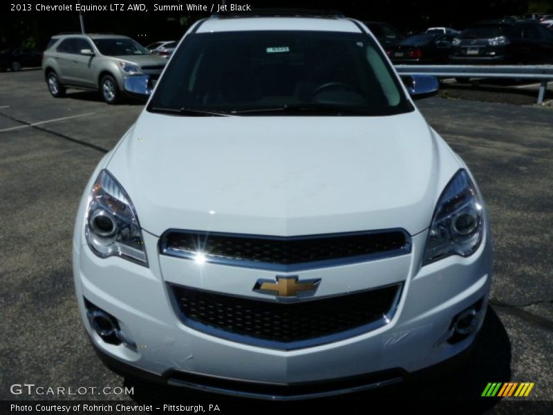 Summit White / Jet Black 2013 Chevrolet Equinox LTZ AWD