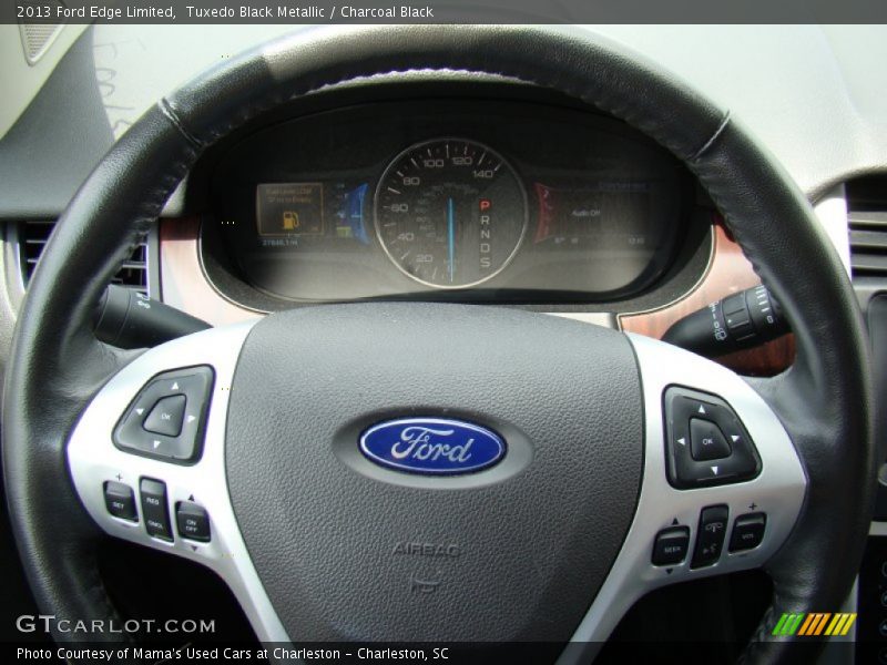 Tuxedo Black Metallic / Charcoal Black 2013 Ford Edge Limited
