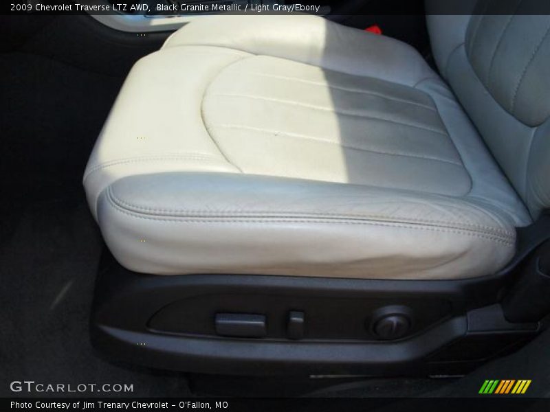 Black Granite Metallic / Light Gray/Ebony 2009 Chevrolet Traverse LTZ AWD