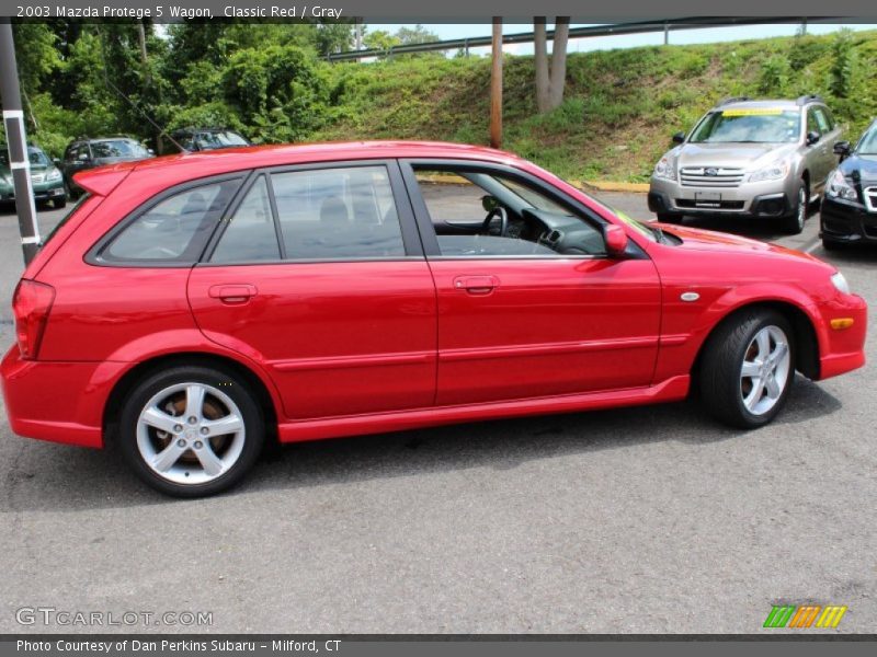 Classic Red / Gray 2003 Mazda Protege 5 Wagon