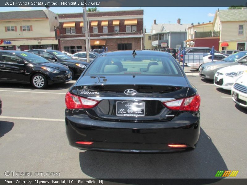Midnight Black / Gray 2011 Hyundai Sonata Limited