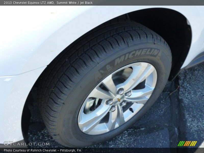 Summit White / Jet Black 2013 Chevrolet Equinox LTZ AWD