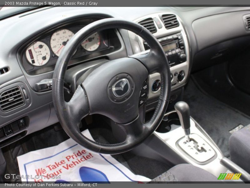 Classic Red / Gray 2003 Mazda Protege 5 Wagon