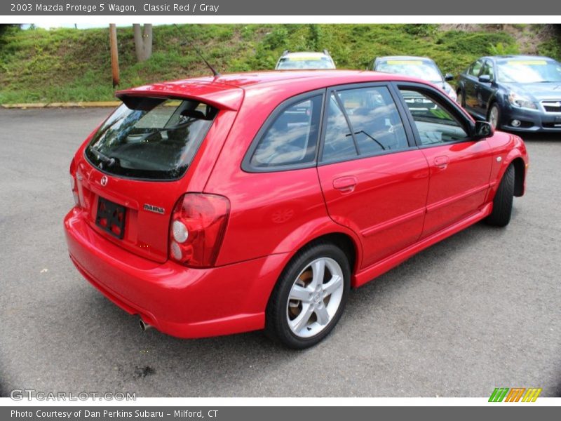 Classic Red / Gray 2003 Mazda Protege 5 Wagon