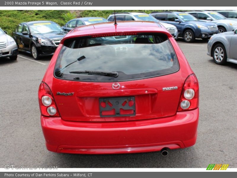 Classic Red / Gray 2003 Mazda Protege 5 Wagon