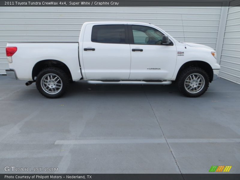 Super White / Graphite Gray 2011 Toyota Tundra CrewMax 4x4