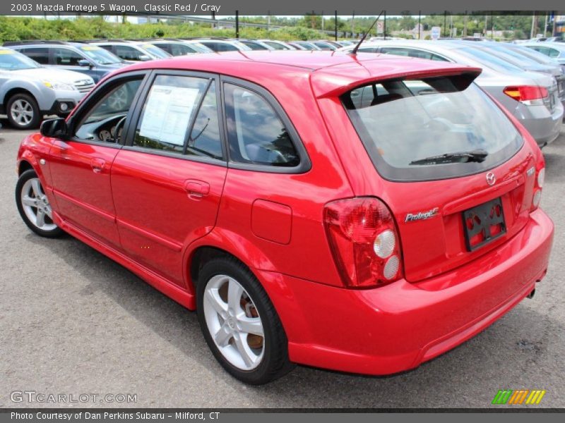 Classic Red / Gray 2003 Mazda Protege 5 Wagon