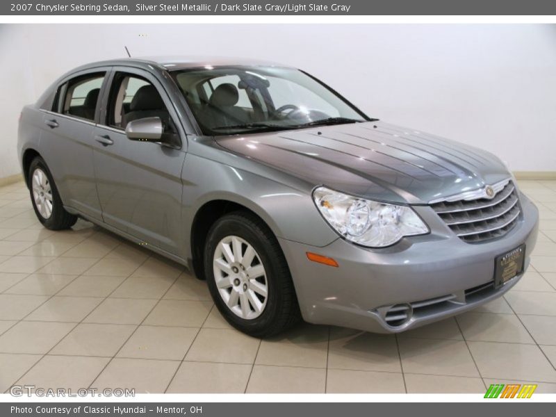 Silver Steel Metallic / Dark Slate Gray/Light Slate Gray 2007 Chrysler Sebring Sedan