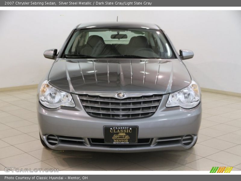 Silver Steel Metallic / Dark Slate Gray/Light Slate Gray 2007 Chrysler Sebring Sedan