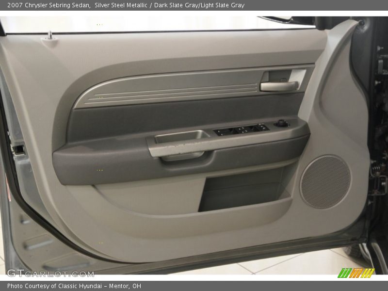 Silver Steel Metallic / Dark Slate Gray/Light Slate Gray 2007 Chrysler Sebring Sedan