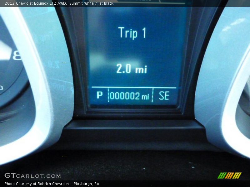 Summit White / Jet Black 2013 Chevrolet Equinox LTZ AWD