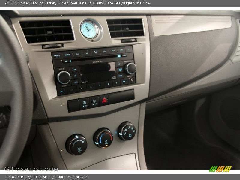 Silver Steel Metallic / Dark Slate Gray/Light Slate Gray 2007 Chrysler Sebring Sedan