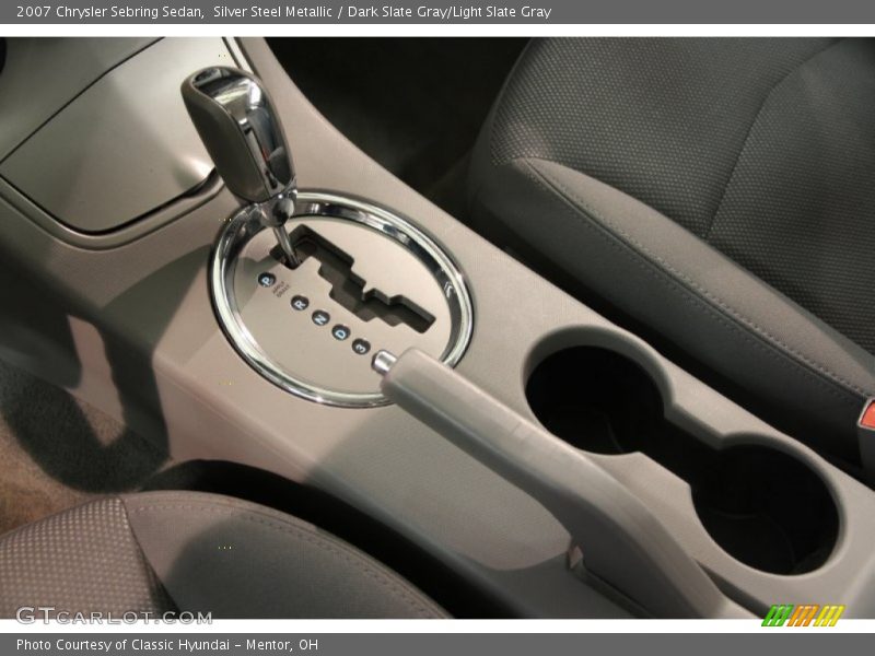 Silver Steel Metallic / Dark Slate Gray/Light Slate Gray 2007 Chrysler Sebring Sedan